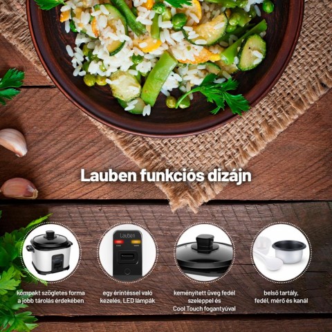Lauben Rice Cooker 1000WB - Rizsfőző Lauben Rice Cooker 1000WB - Rizsfőző